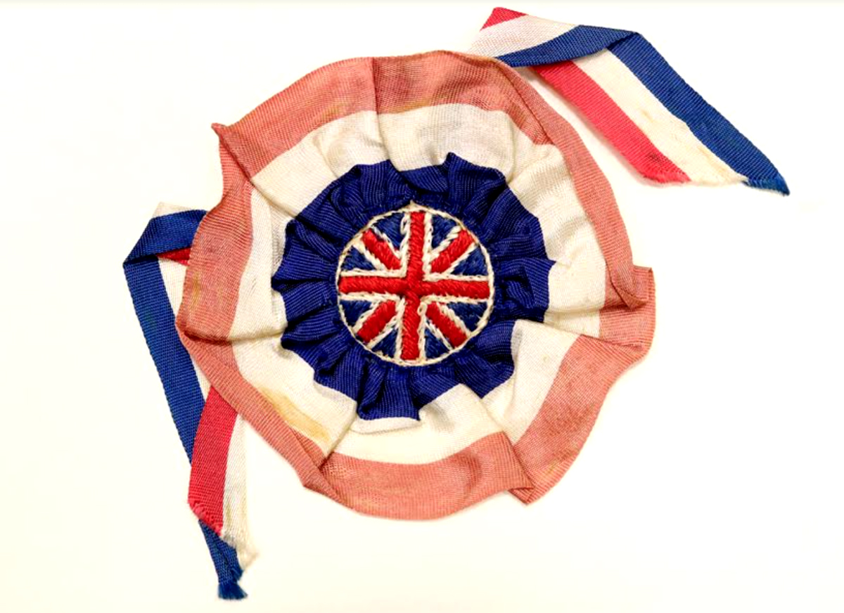 Rosette Sleeveless Dress Floral Flag (Youth) Made To Order