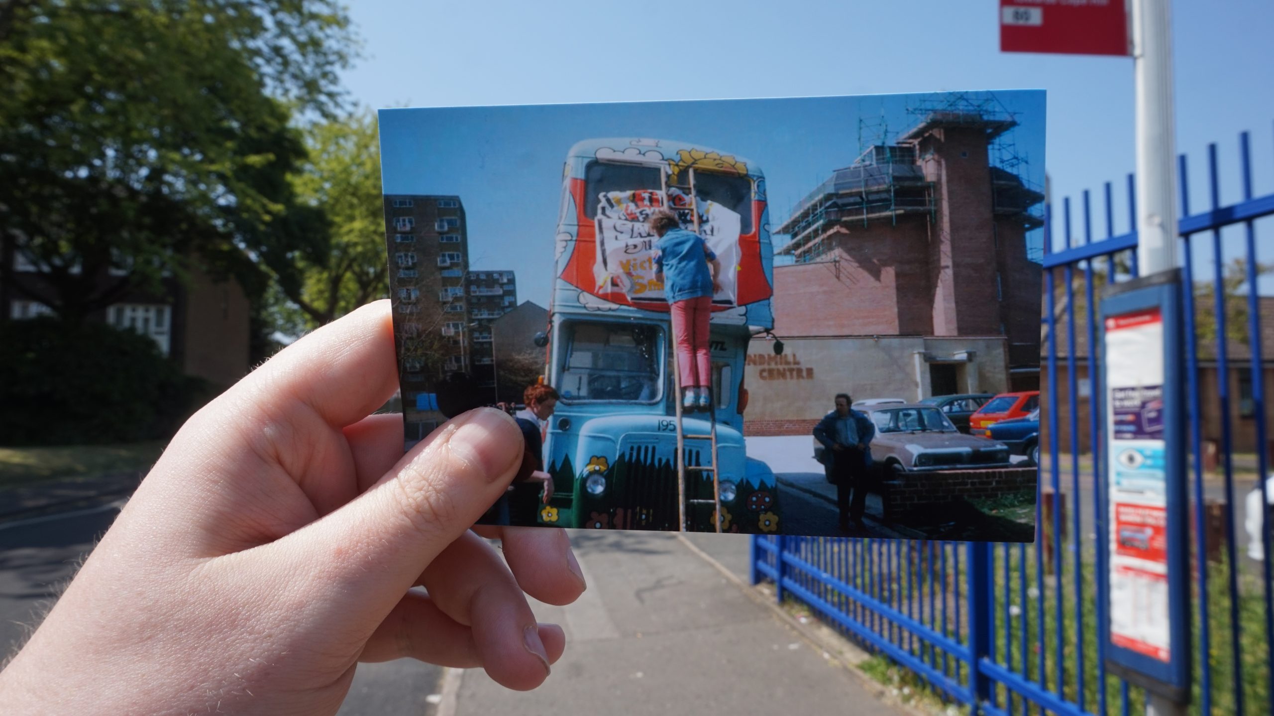 Windmill Lane Bus Banner The Jubilee Arts Archive 197494